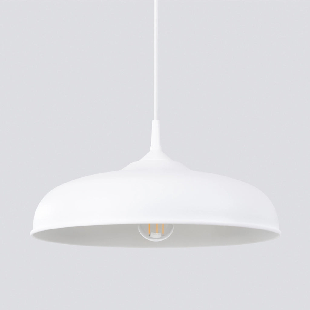 Lampada sospensione bianca ROSELA E27 15W Pure Lume