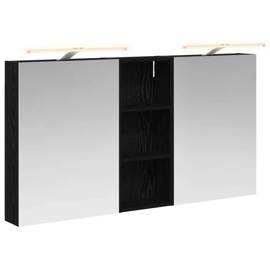Set di Armadi da Bagno con lo scaffale 3 pcs 130 x 14,5 x 70 cm 3403769