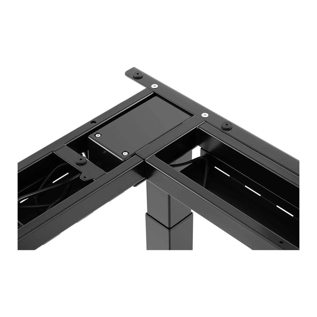 Scrivania angolare sit-stand (base) - altezza: 60-125 cm - larghezza: 110-190 cm (sinistra) / 90-150 cm (destra) - angolo: 90° - 150 kg 14_0005938