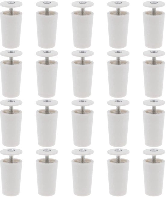 ONF3 - Stoppi Buffer - 20 Pezzi - 40 Mm - Accessori per la Casa - Adatto per Persiane - Plastica