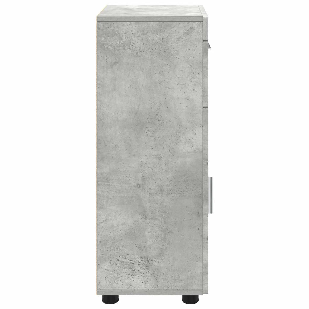 Set di Armadi da Bagno TULUM Grigio cemento 37 x 31,5 x 82 cm
