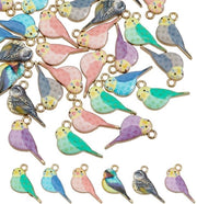 40 pezzi di decorazioni per gioielli in miniatura, hanger colorati per sieraden