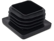 Stoppi per tubi quadrati a lamelle - da installare facilmente - nero - per mobili - 10 pezzi - compatibili con tubi 35x35 mm