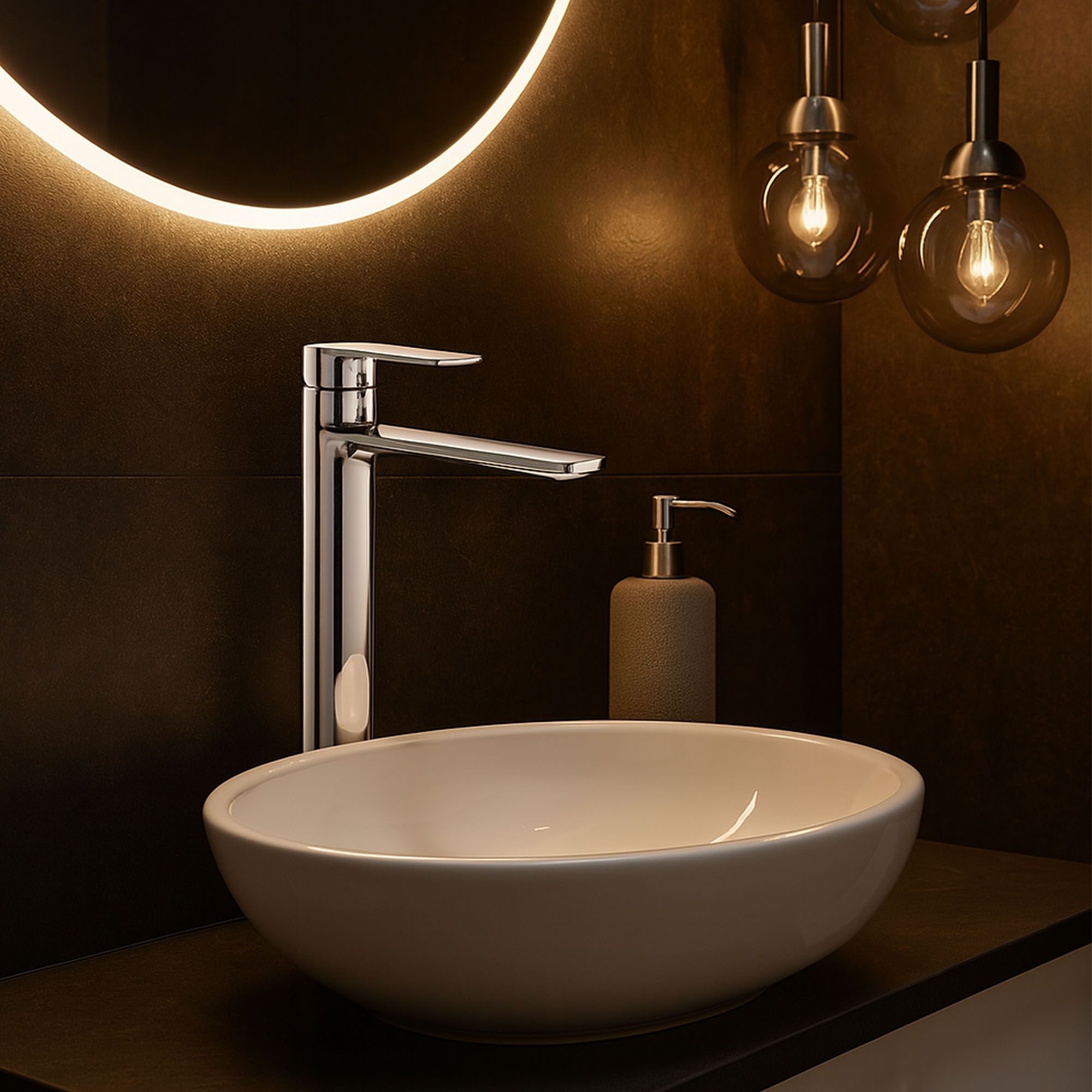 Rubinetto Da Lavabo Rea Storm Chrom High