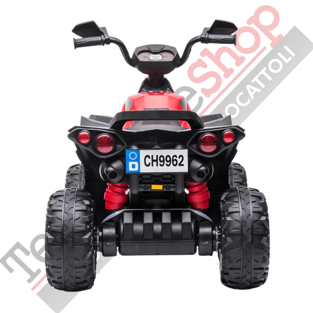 Quad Elettrico per Bambini Quad Medio Sport 12V-Rosso