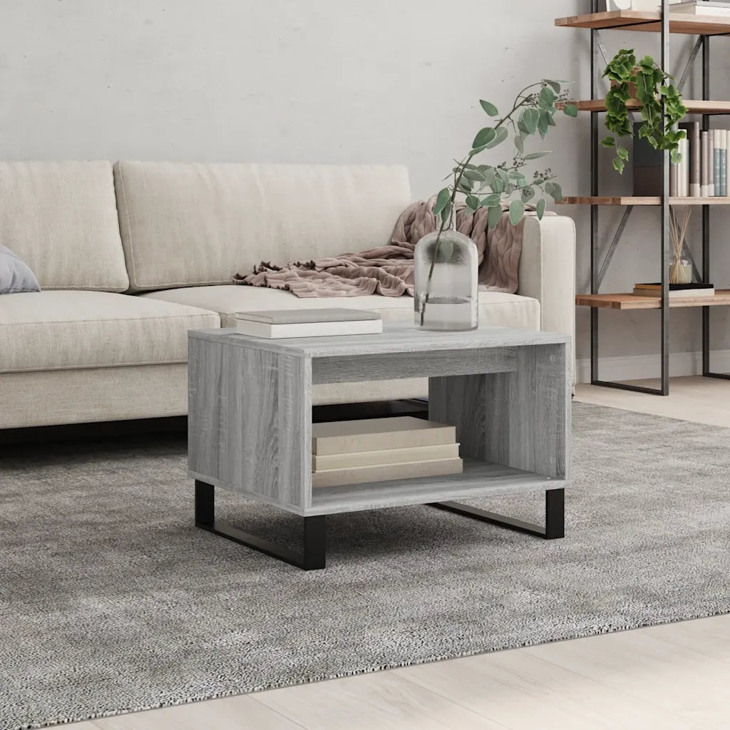 Tavolino da salotto | Tavolino da caff¨¨ | Tavolino da Soggiorno Grigio Sonoma 60x50x40 cm Legno Multistrato