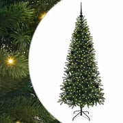 Albero di Natale | Decorazioni natalizie artificiale con 300 LED Verde 180 cm PE e PVC