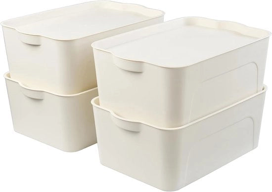 Set di archiviazione Opak 4 - Cassetti Stivati - 15L Spazio Risparmiato