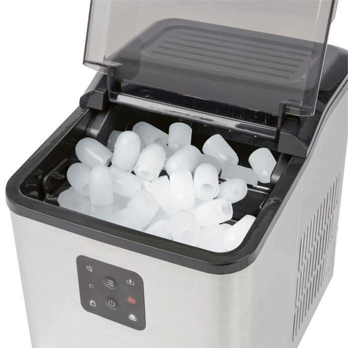 ProfiCook PC-EWB 1253 Macchina per la produzione di cubetti di ghiaccio integrata/indipendente 12 kg/24h 120 W Nero, Grigio