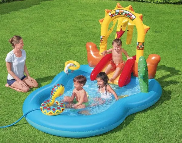 Piscina gonfiabile per bambini Play center selvaggio west