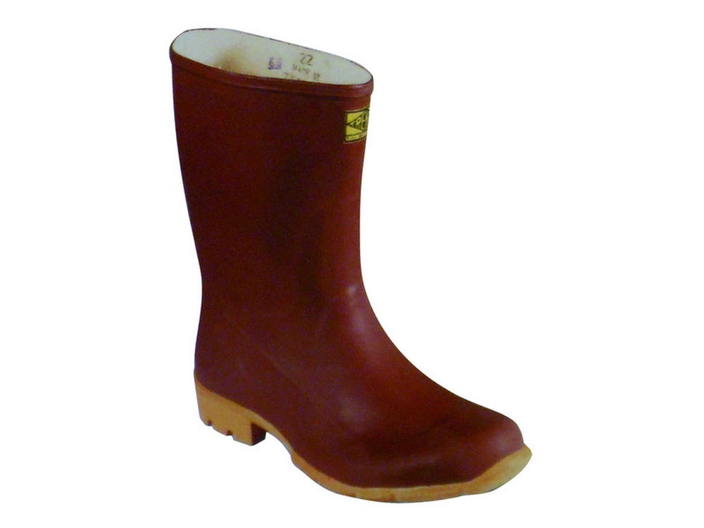 1paio stivali in gomma naturale calandrata tronchetto col. marrone mis. 45 cod:ferx.vit28534