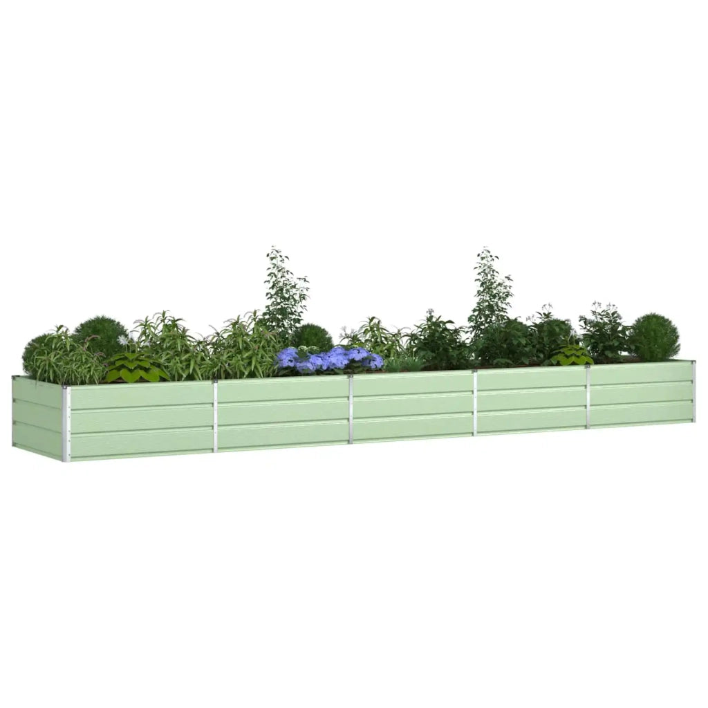 Fioriera Verde Pastello 480 x 100 x 45 cm Acciaio zincato 42018277