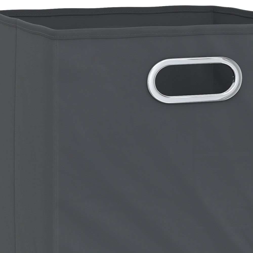 Vicco Scatola pieghevole Antracite 30 x 30 cm Set di 4