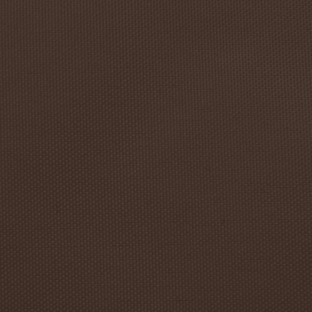 Vela ombreggiante triangolare in tessuto Oxford 5 x 5 x 6 m marrone 02_0009917