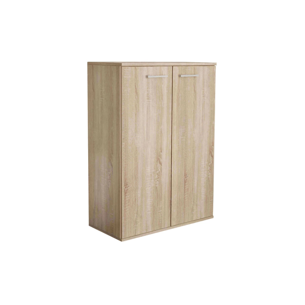 Armadietto da Bagno con 2 ante in Legno Composito cm 68x34x95 - COLBY