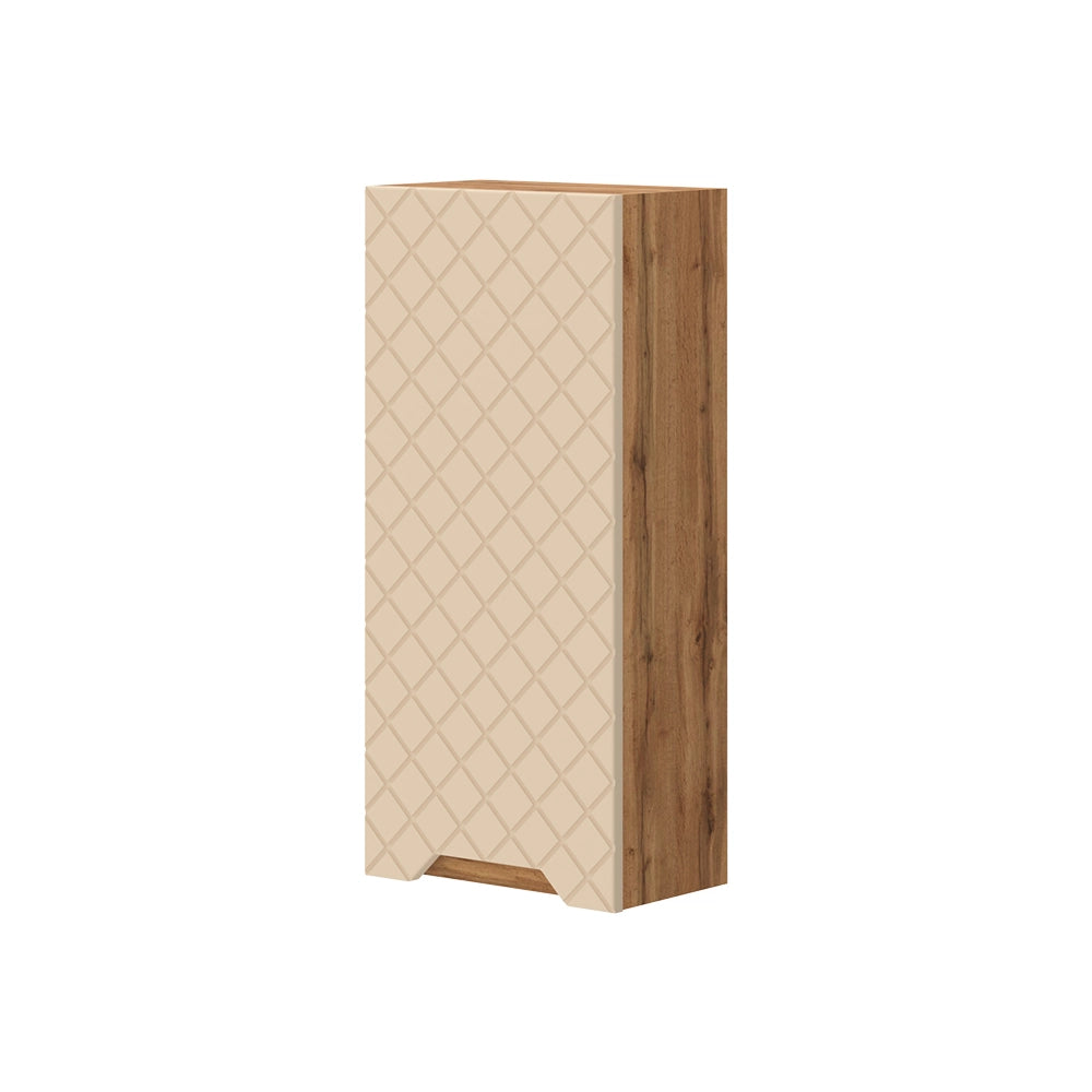 Vicco mobile bagno Rovere/cashmere con struttura in piastrelle 20 x 72.6 cm