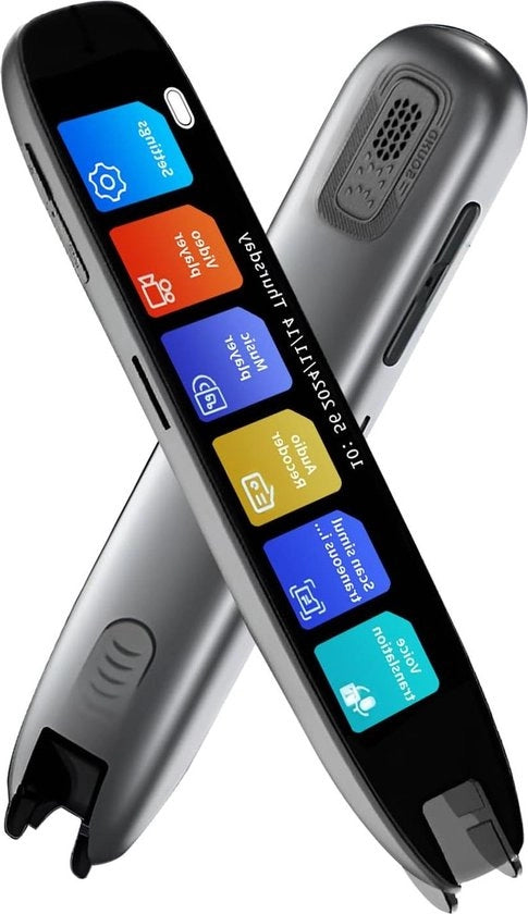 Penna digitale touchscreen da 37 pollici per traduzioni offline in 142 lingue con funzione di registrazione - per riunioni e viaggi.