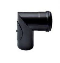 Acciaio nero 12 10 d.80 curva 90 2 settori c ispezione