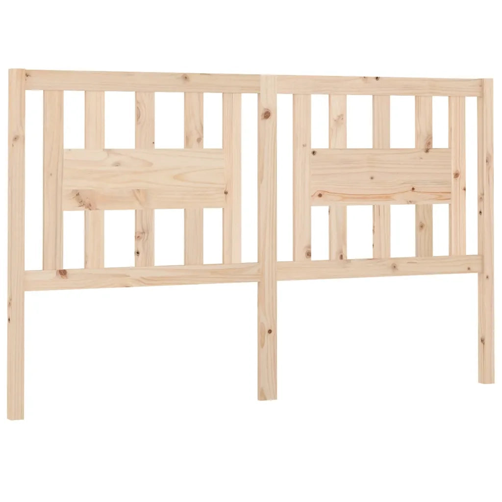 Testiera per Letto 186x4x100 cm in Legno Massello di Pino