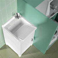 MOBILE LAVATOIO IN RESINA RESISTENTE AI DETERGENTI E AGLI ACIDI DI USO COMUNE PER ESTERNO E INTERNO 45X50X85 CM