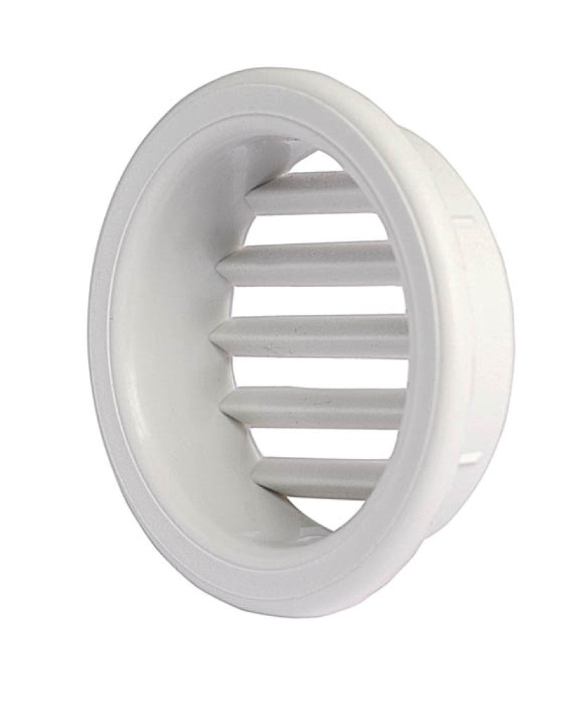 Griglia di areaz. circol. 60 da incasso in plastica per mobili