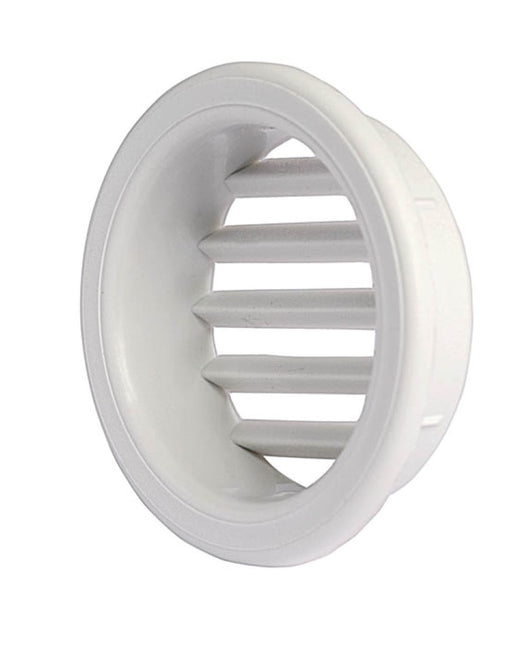 Griglia di areaz. circol. 60 da incasso in plastica per mobili