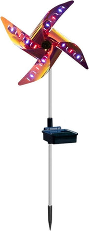 Decorazione Solare a Vento con Lampada e Cattura Vento - Illuminazione per Esterno