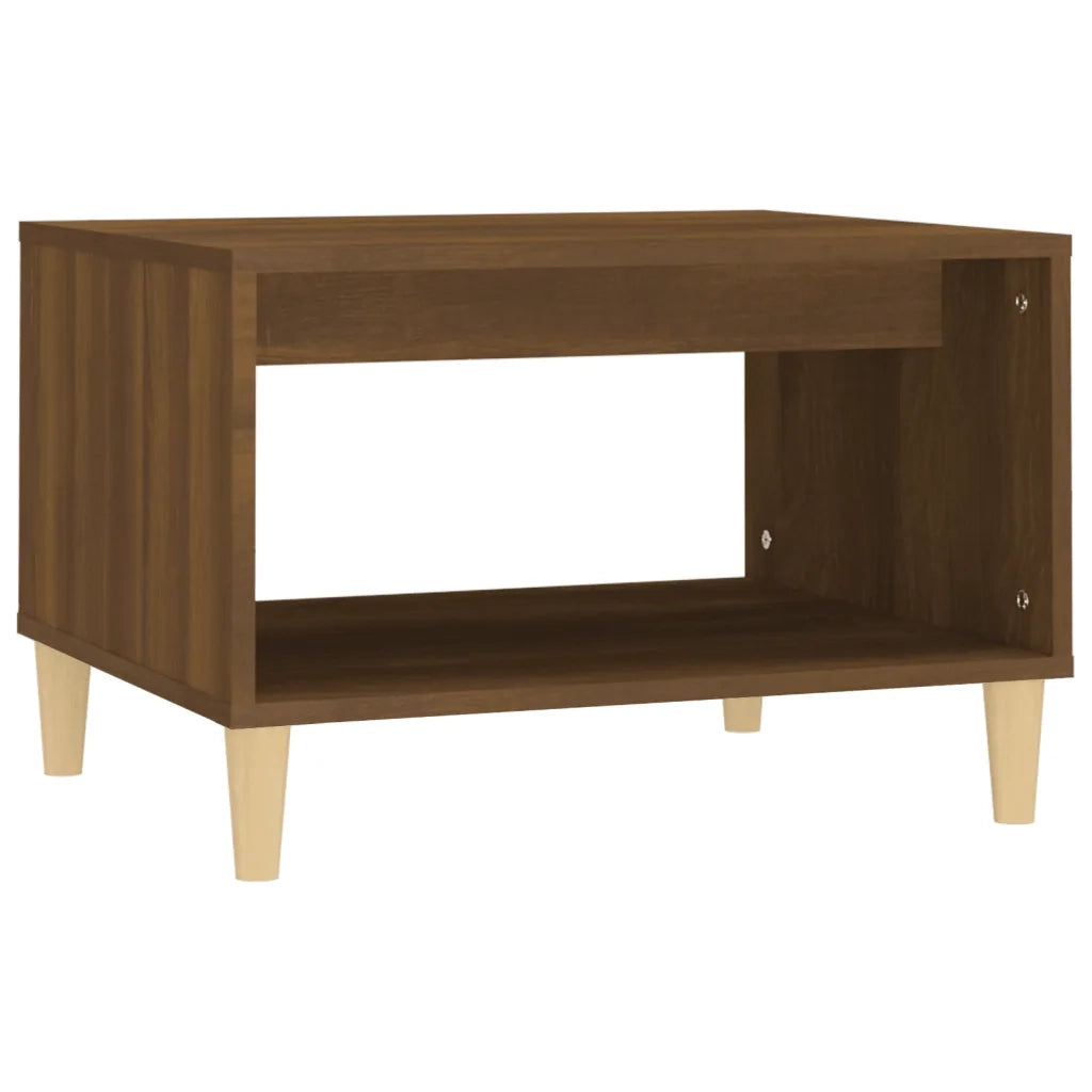 Tavolino da salotto | Tavolino da caff¨¨ | Tavolino da Soggiorno Rovere Marrone 60x50x40cm Legno Multistrato