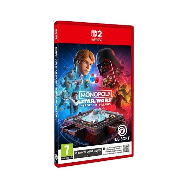 Videogioco ubisoft l00509 switch 2 monopoly star wars heroes vs villai