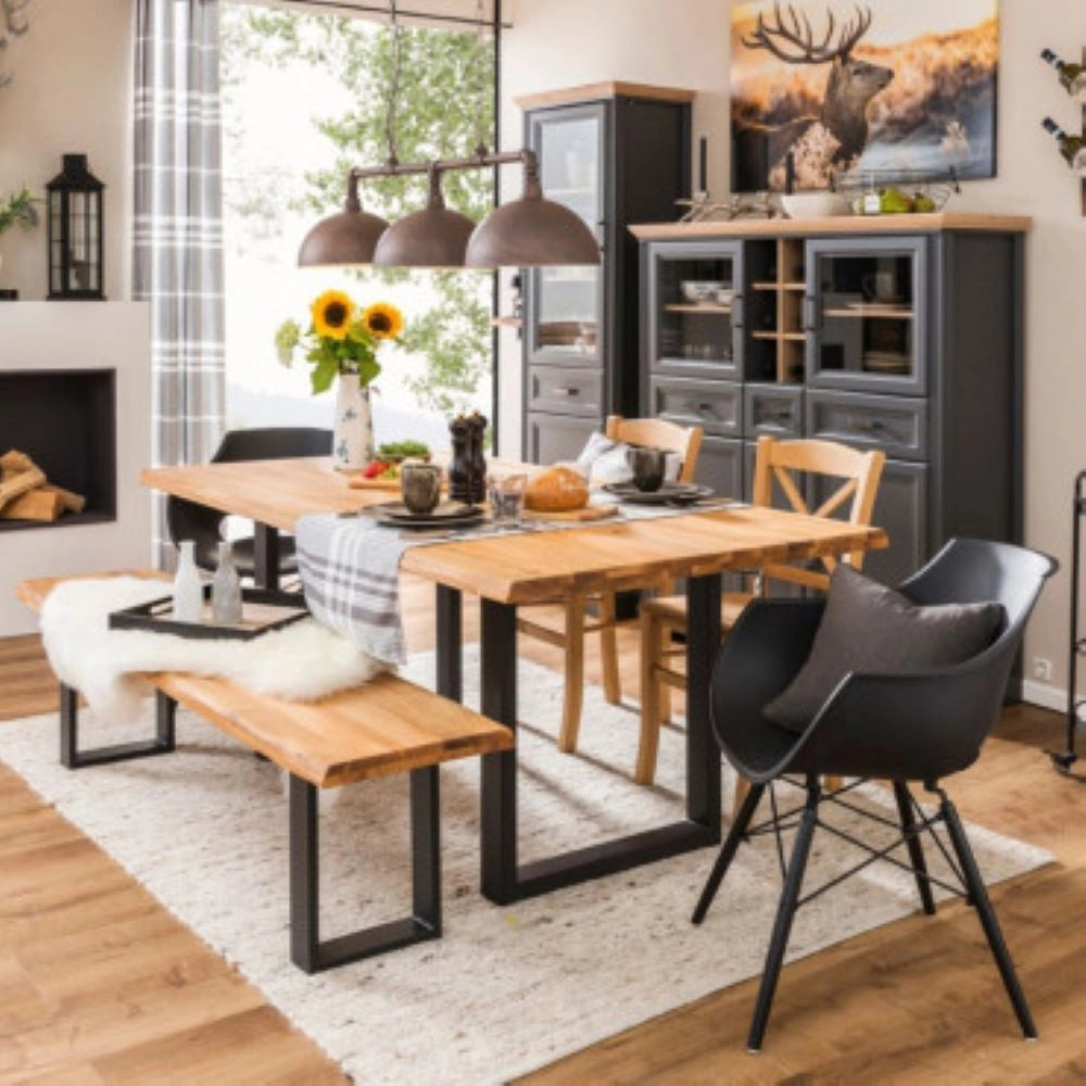 Panca CONNECT - piano TREE EDGE DL (rovere, 200x38)