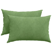 Cuscini da Divano 2 pz | Cuscini per sedie Verde chiaro 60 x 40 cm