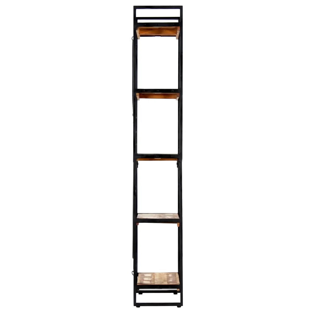 Libreria a 5 Ripiani-Scaffale per Libri-Mobile di Stoccaggio 60x30x180 cm in Massello di Recupero