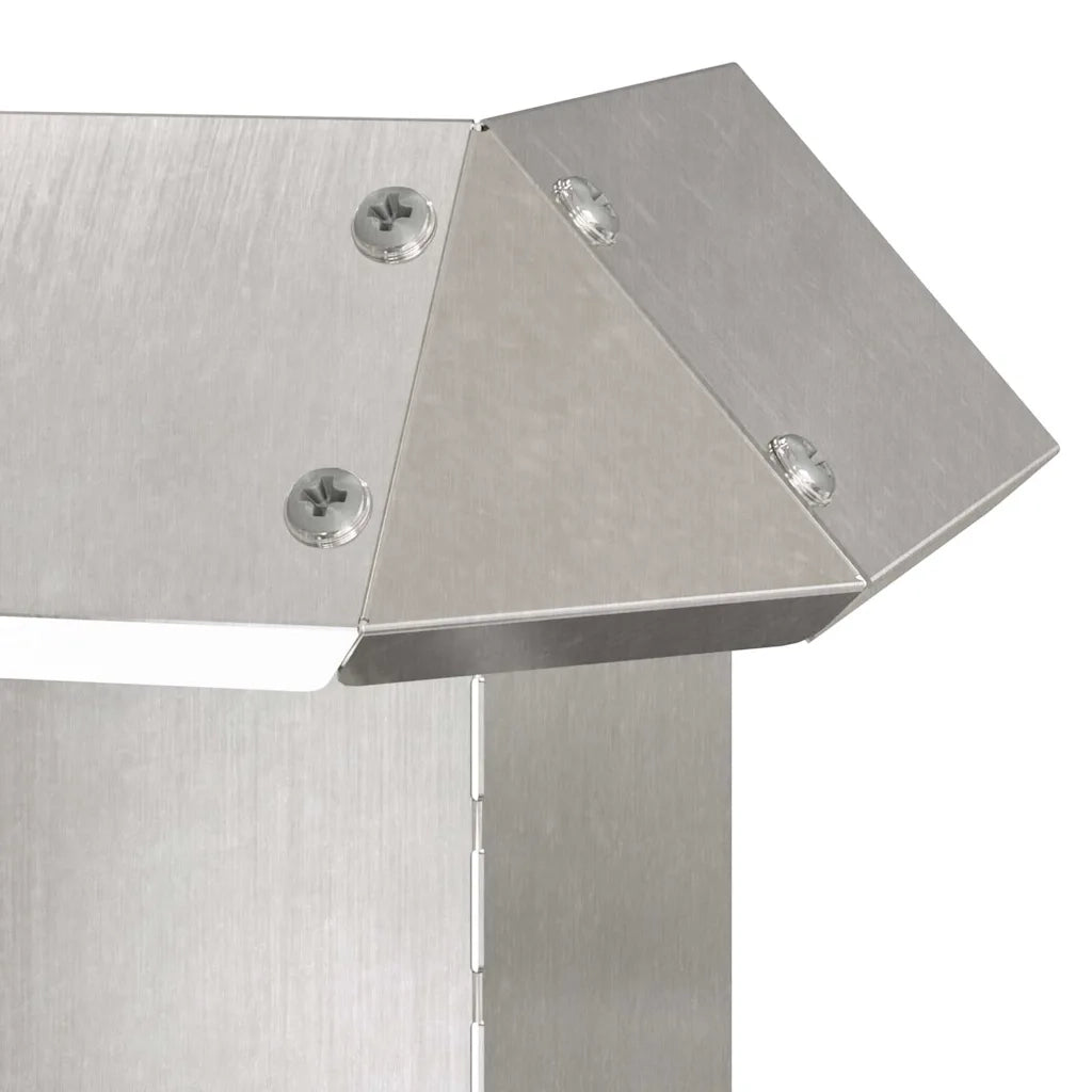 Recinto per lumache Argento 13,5 x 13,5 x 25 cm CFW1579859