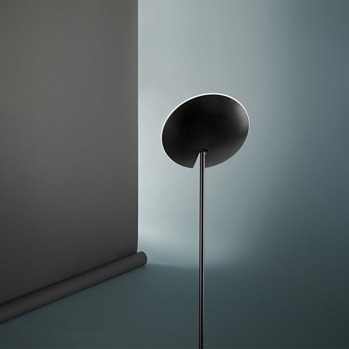 Piantana Moderna Ophelia Metallo Nero Acrilico Led 24W 3000K