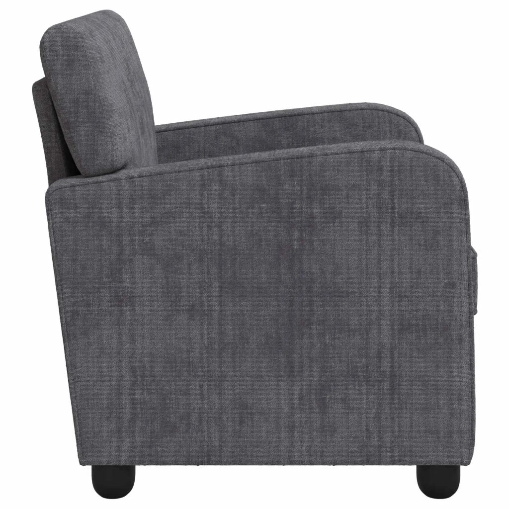 Poltrona Grigio Scuro Chenille 42043444