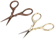 Scegliere 2 Stuks - Manicure per Occhiello e Barba - Design Vintage in Acciaio Inossidabile - Lame Precise - Manico Ergonomico - Per la Curatela degli Occhielli e la Trasformazione della Barba