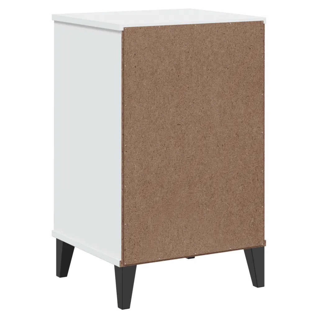 Comodino-Tavolino da notte VIKEN Bianco in Legno Multistrato 450044