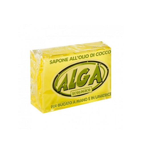 Sapone ecologico ALGA saponetta olio di cocco bucato a mano lavatrice superfici lavabili