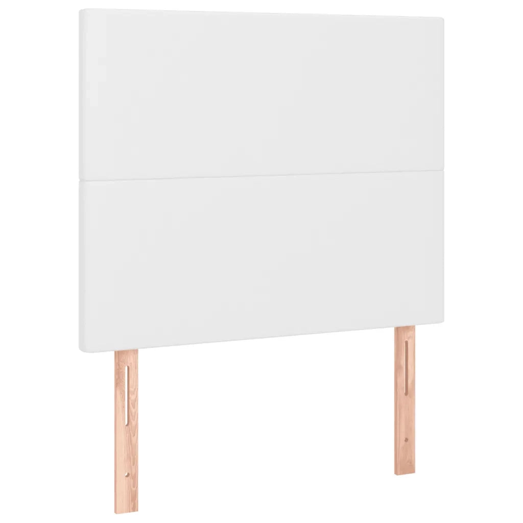 Giroletto con Testiera Bianco 120x200 cm in Similpelle 3125440
