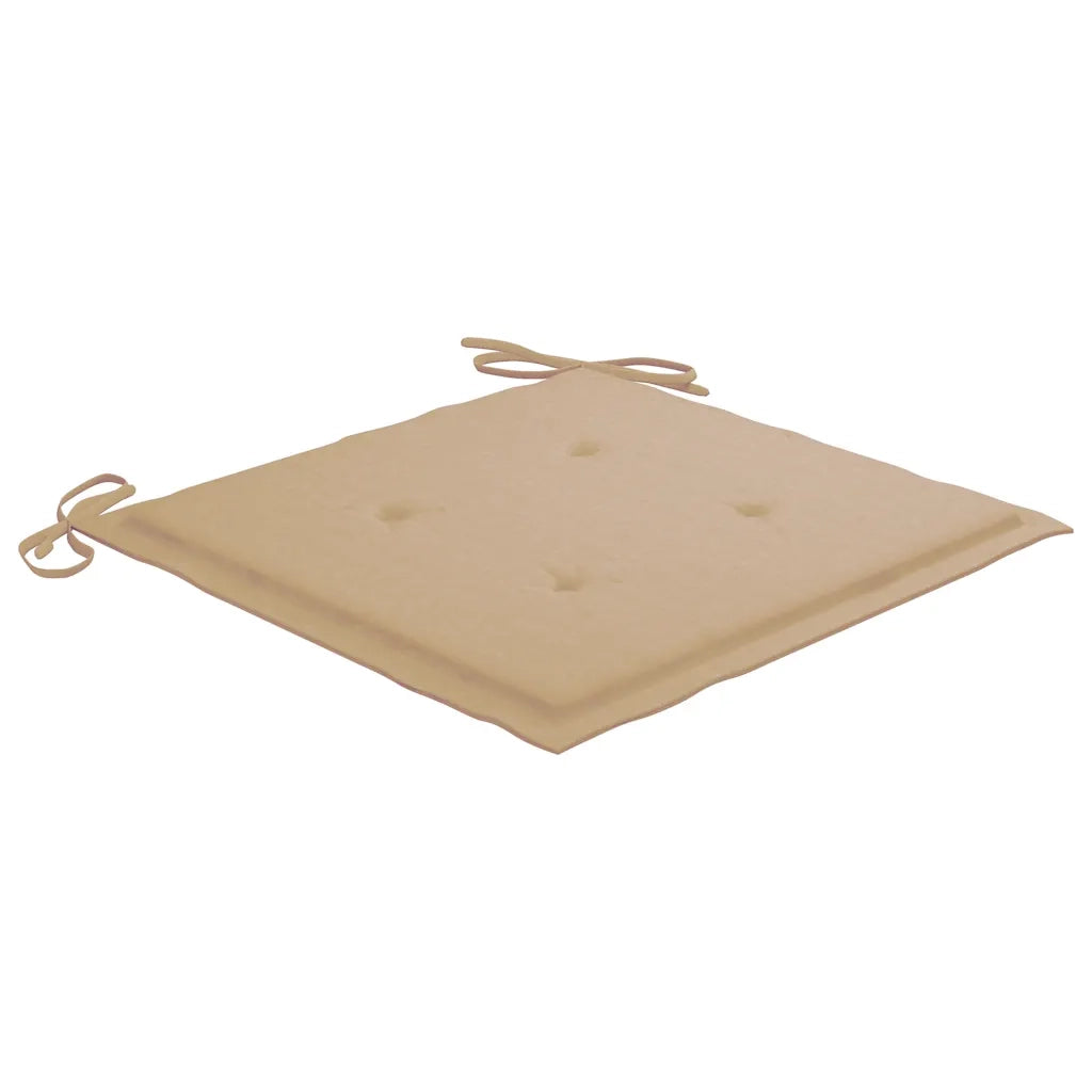 Sedie da Giardino Pieghevoli 2pz con Cuscini in Massello Acacia 3064539