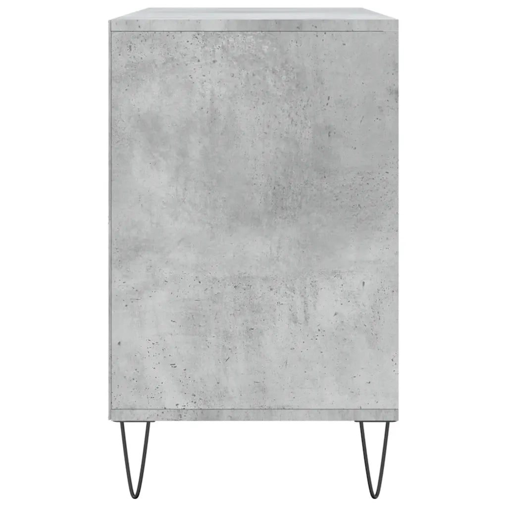 Scarpiera | Mobile per scarpe Grigio Cemento 102x36x60 cm in Legno Multistrato