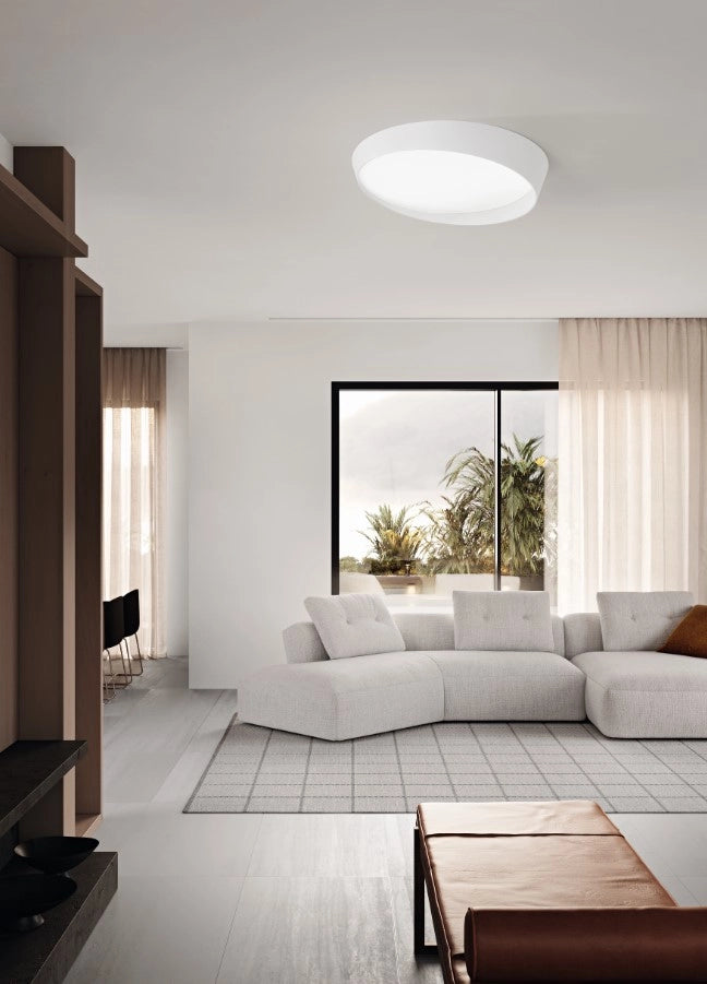 HALF PLAFONIERA A LED BIANCO CCT 3000+4000K 5010LM 60W D.85CM DIMMERABILE