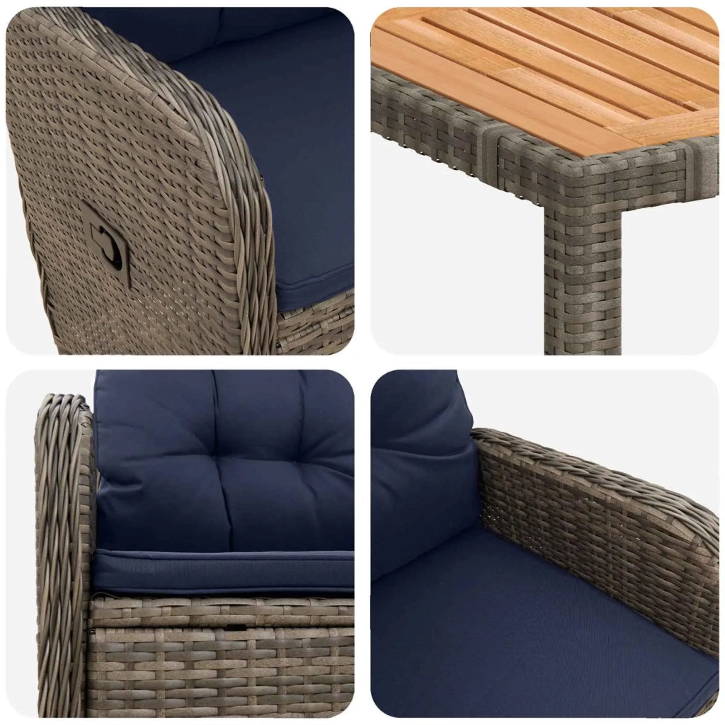 Set da pranzo per esterni 5 pz 3422282