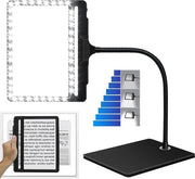 Verglassio con luce e stantuffo - 42 LED collo di cigno flessibile - illuminazione regolabile - grande lente di ingrandimento - hobby lettura cucito