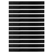 Spazzole per porte autoadesive 12 pz Nero 100 cm CFW1360782
