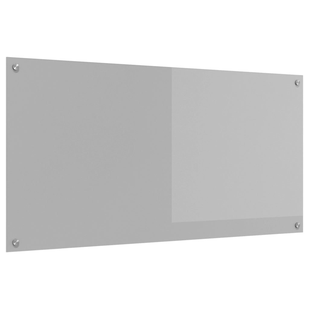Schienale cucina  Grigio chiaro 120x60x0,6 cm in vetro temperato