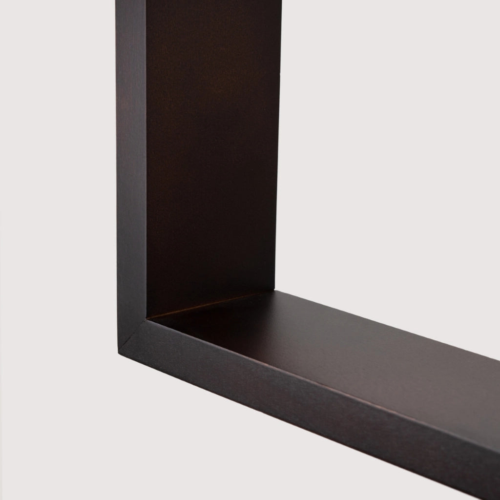 Lampada sospensione CELARO nera legno wengé E27 Pure Lume