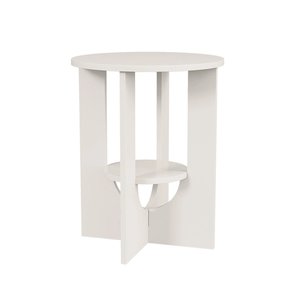 Vicco Tavolino da salotto Bianco 40 x 40 cm