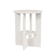 Vicco Tavolino da salotto Bianco 40 x 40 cm