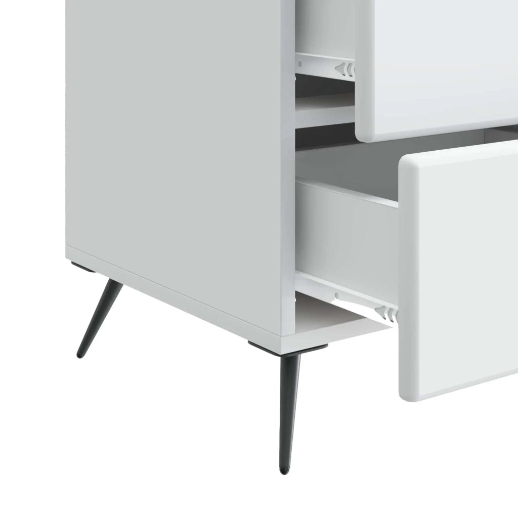 Armadio da Notte Bianco 43 x 41 x 66,5 cm Legno ingegnerizzato 895475